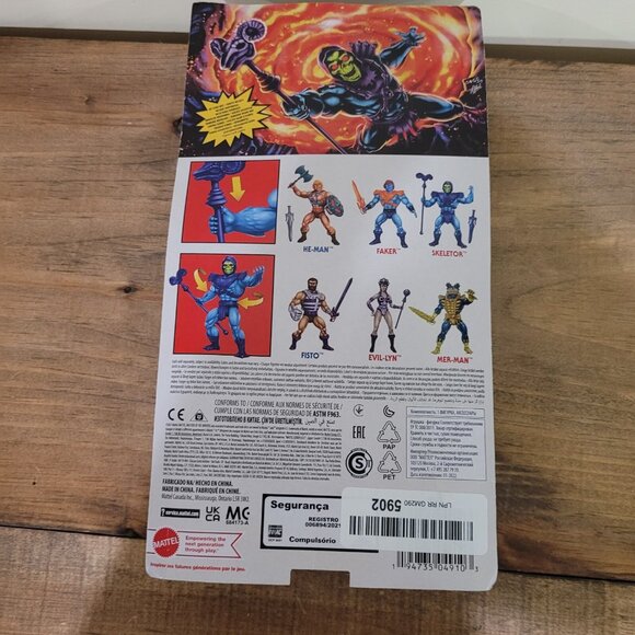 Masters Of The Universe Origins Skeletor Retro Vintage Head Figure Mattel Motu - Picture 5 of 6